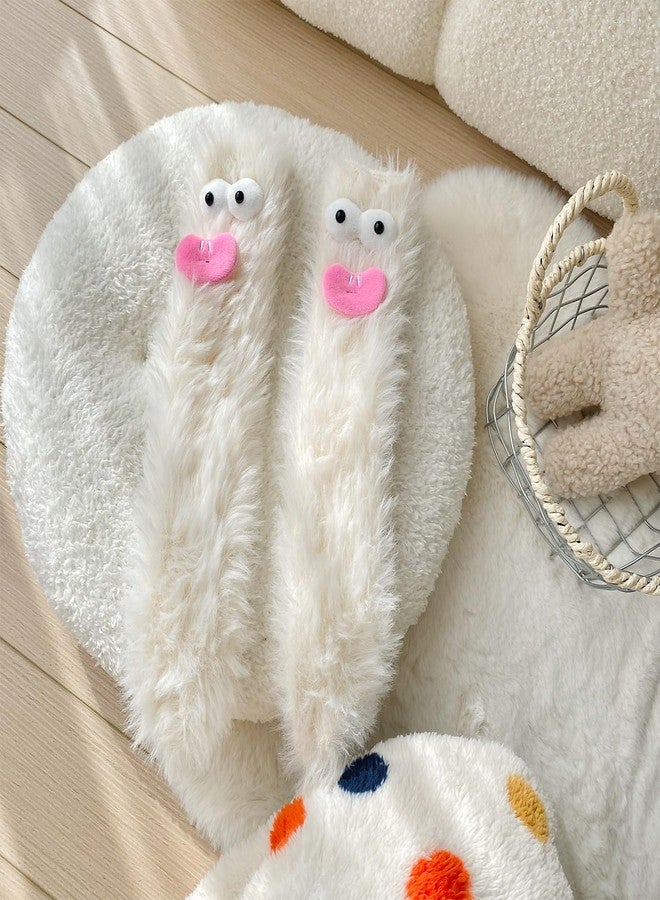 TFTSR Crazy Funny Fuzzy Silly Socks for Kids Women,Girls Fluffy Slipper Novelty Fun Sock,Boy Men Cute Cozy Soft Animal - Image 2